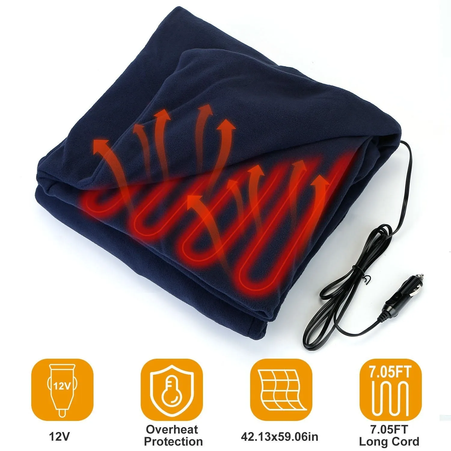12V Electric Car Heated Blanket