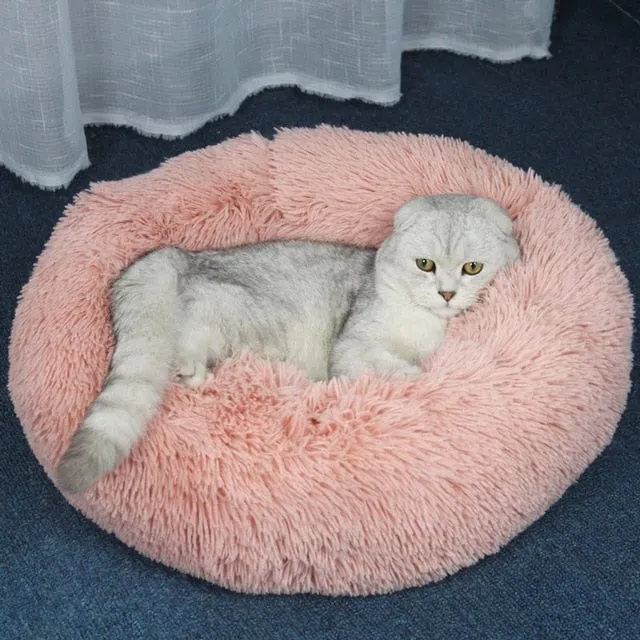 50cm-70cm Long Plush Super Soft Pet Bed