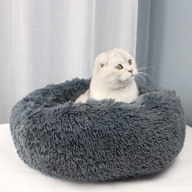50cm-70cm Long Plush Super Soft Pet Bed