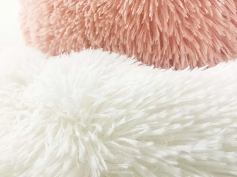 50cm-70cm Long Plush Super Soft Pet Bed