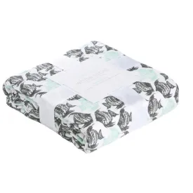 Aden and Anais White Label Classic Muslin Dream Blanket - Seaside