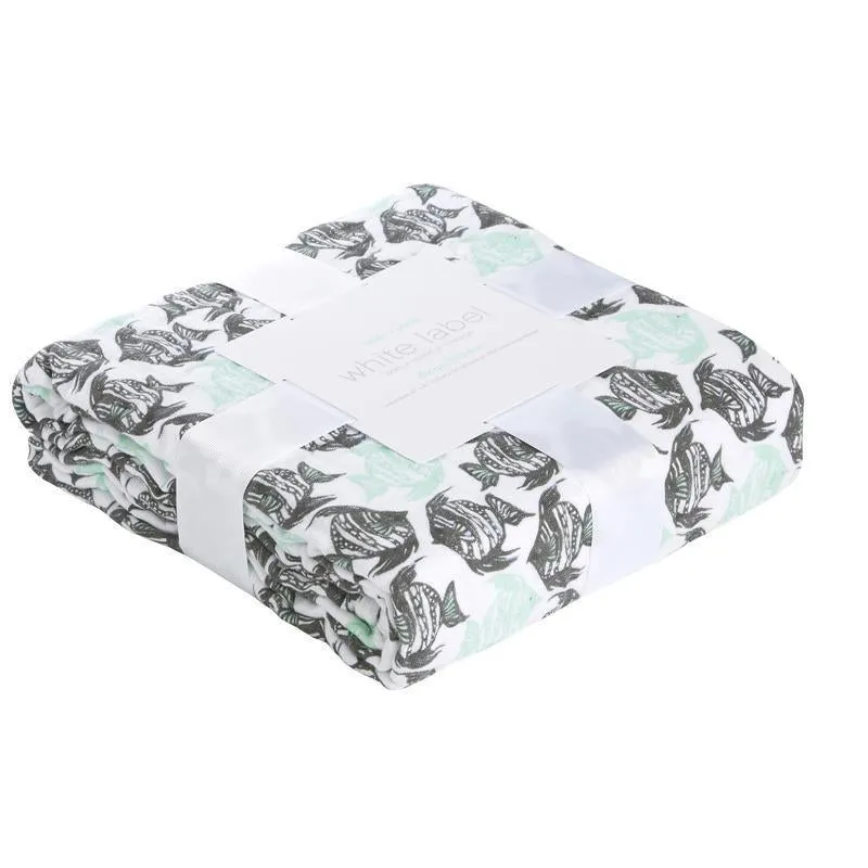 Aden and Anais White Label Classic Muslin Dream Blanket - Seaside