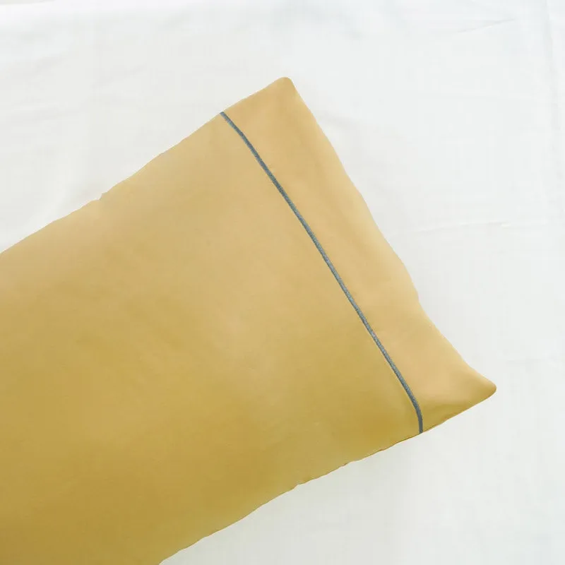 Anwita Embroidered Pillow Covers - Yellow