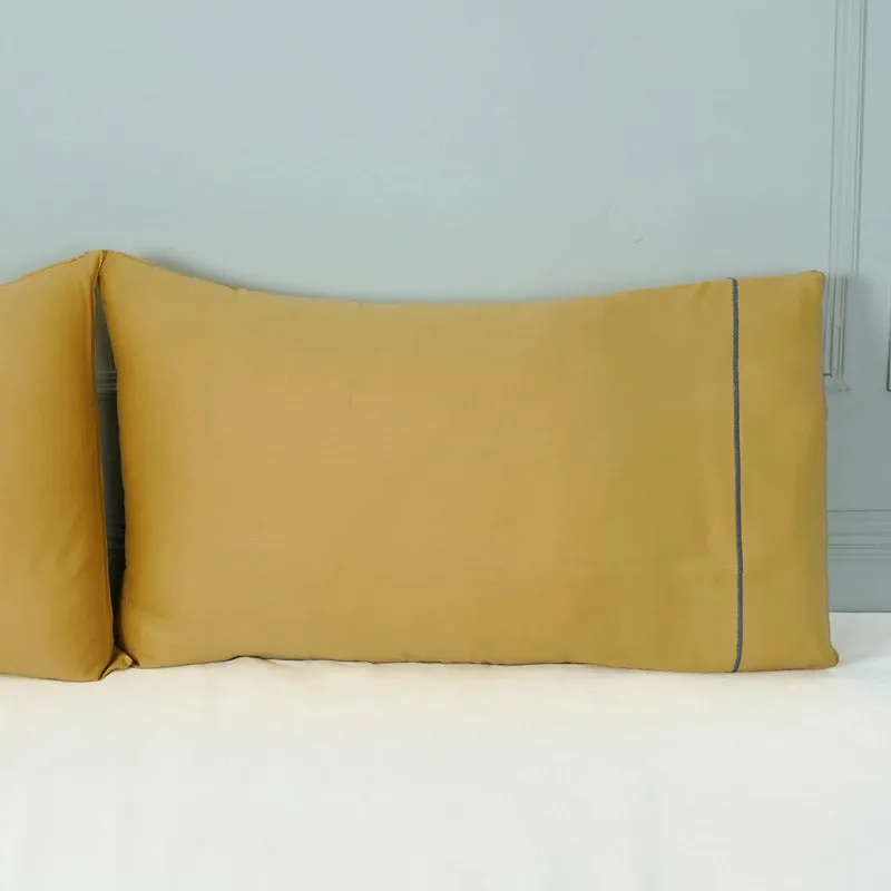 Anwita Embroidered Pillow Covers - Yellow