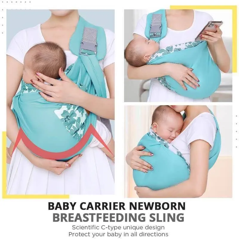 Baby Wrap Carrier - NewbornInfant Sling Dual Use - Mesh Fabric