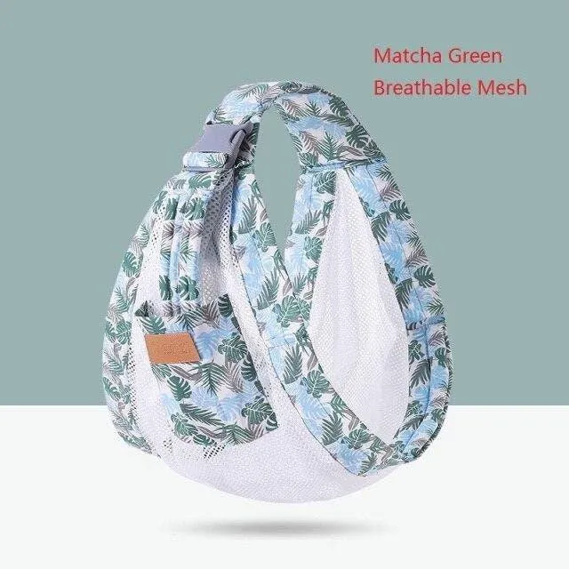 Baby Wrap Carrier - NewbornInfant Sling Dual Use - Mesh Fabric