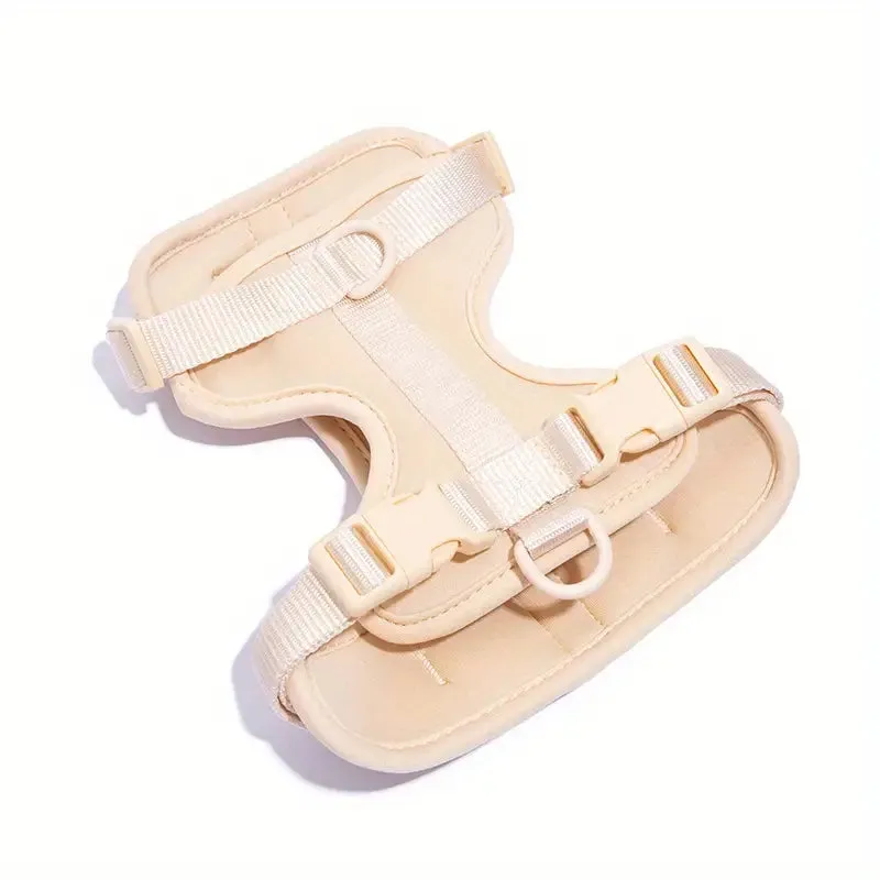 barking buddies harness - pale pink