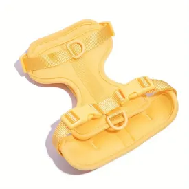 barking buddies harness - yellow