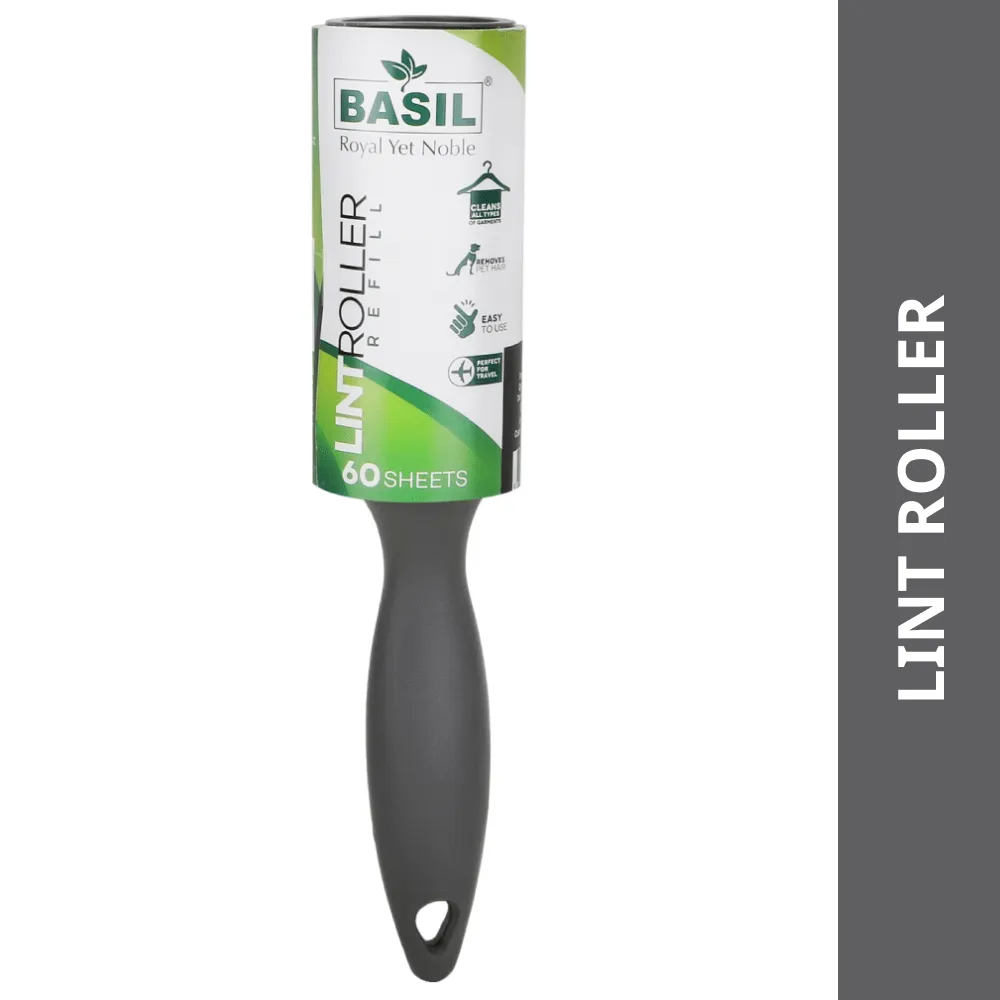 Basil Lint Roller for Dogs and Cats (Black)