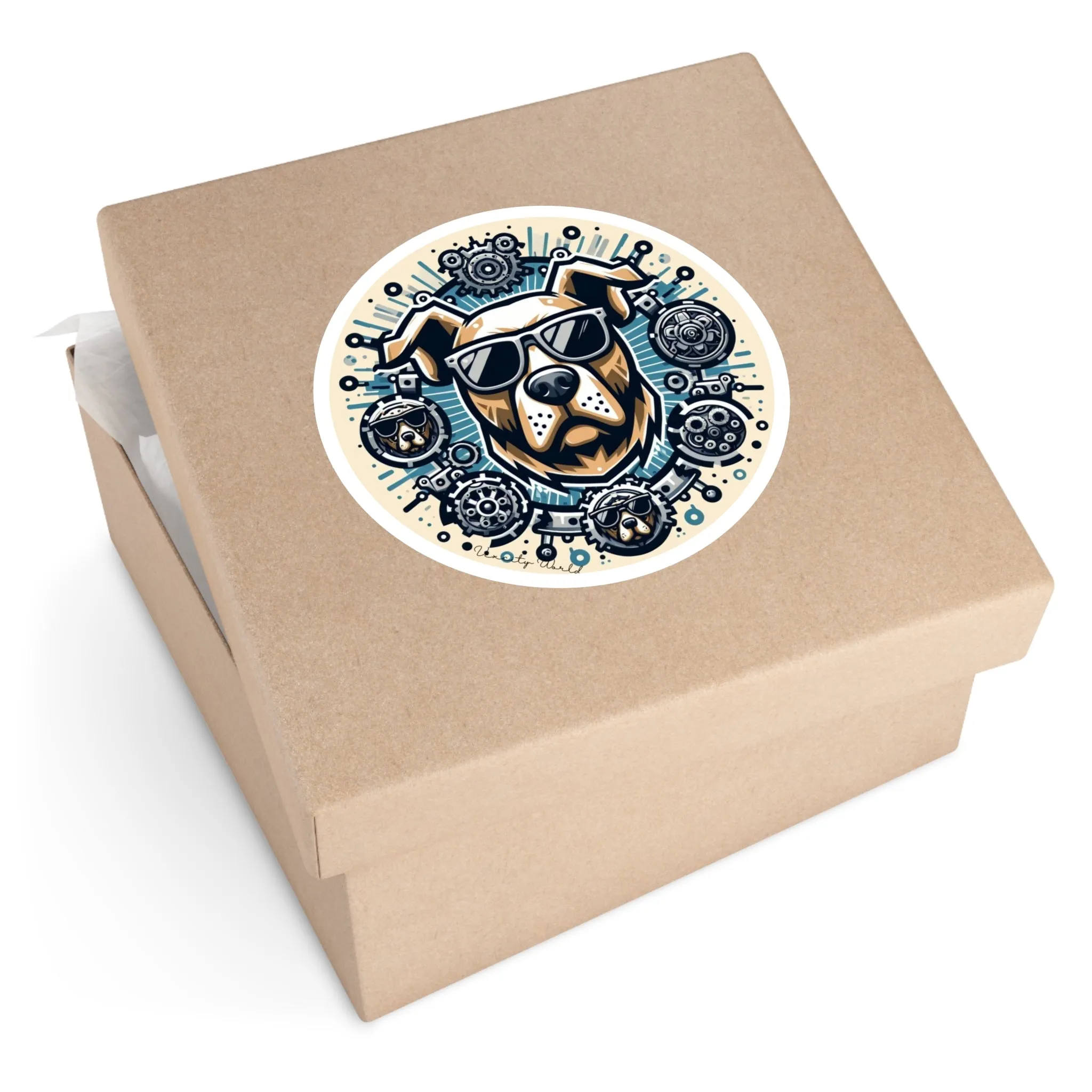 Bruno The Dog Sticker, Indoor\Outdoor