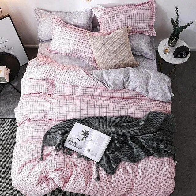 Cozy Dreams Luxury Printed Bedding Ensemble - Elegant Duvet Cover & Pillowcases