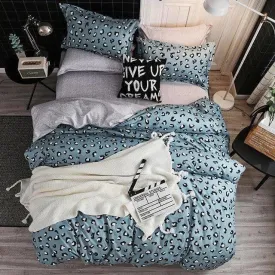 Cozy Dreams Luxury Printed Bedding Ensemble - Elegant Duvet Cover & Pillowcases