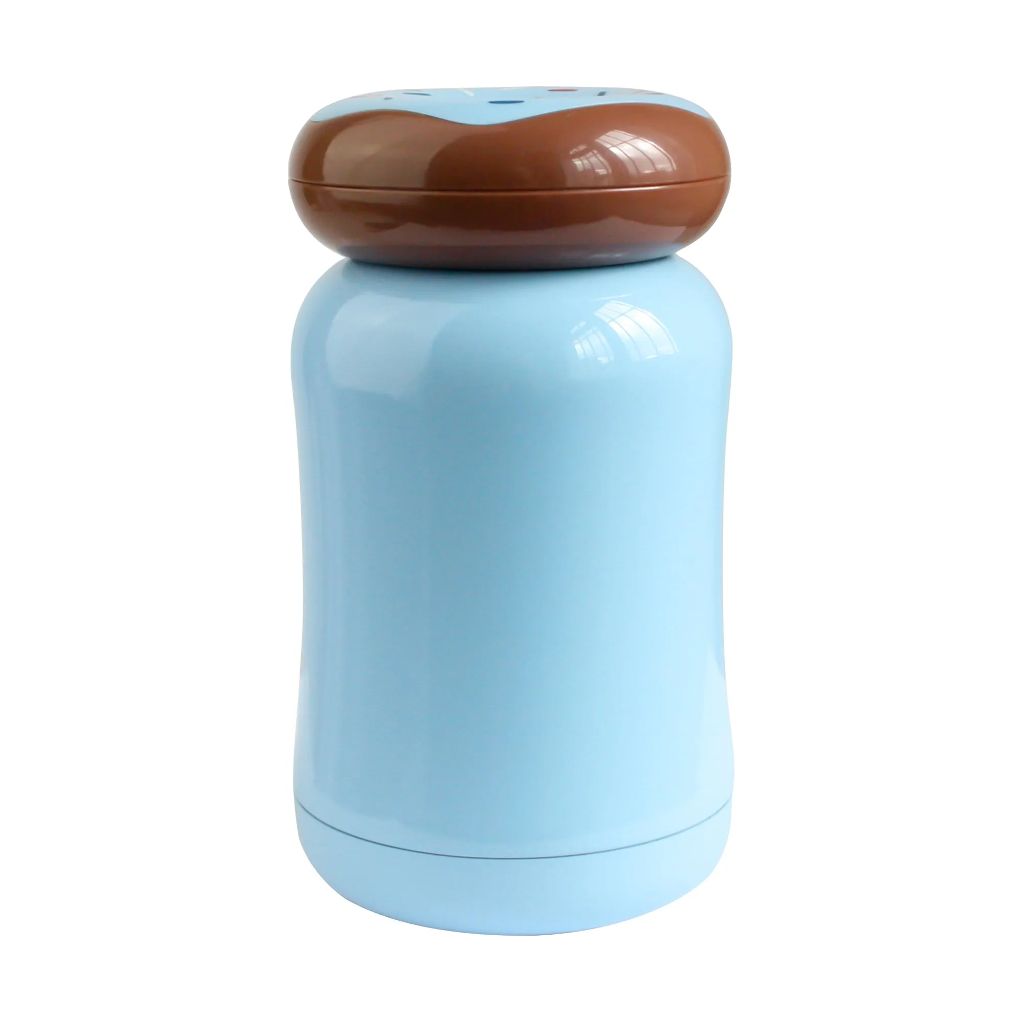 Cute Donut Bottle - 230 ml Blue