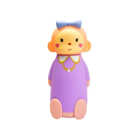 Cute Monkey Bottle - 230 ml Purple
