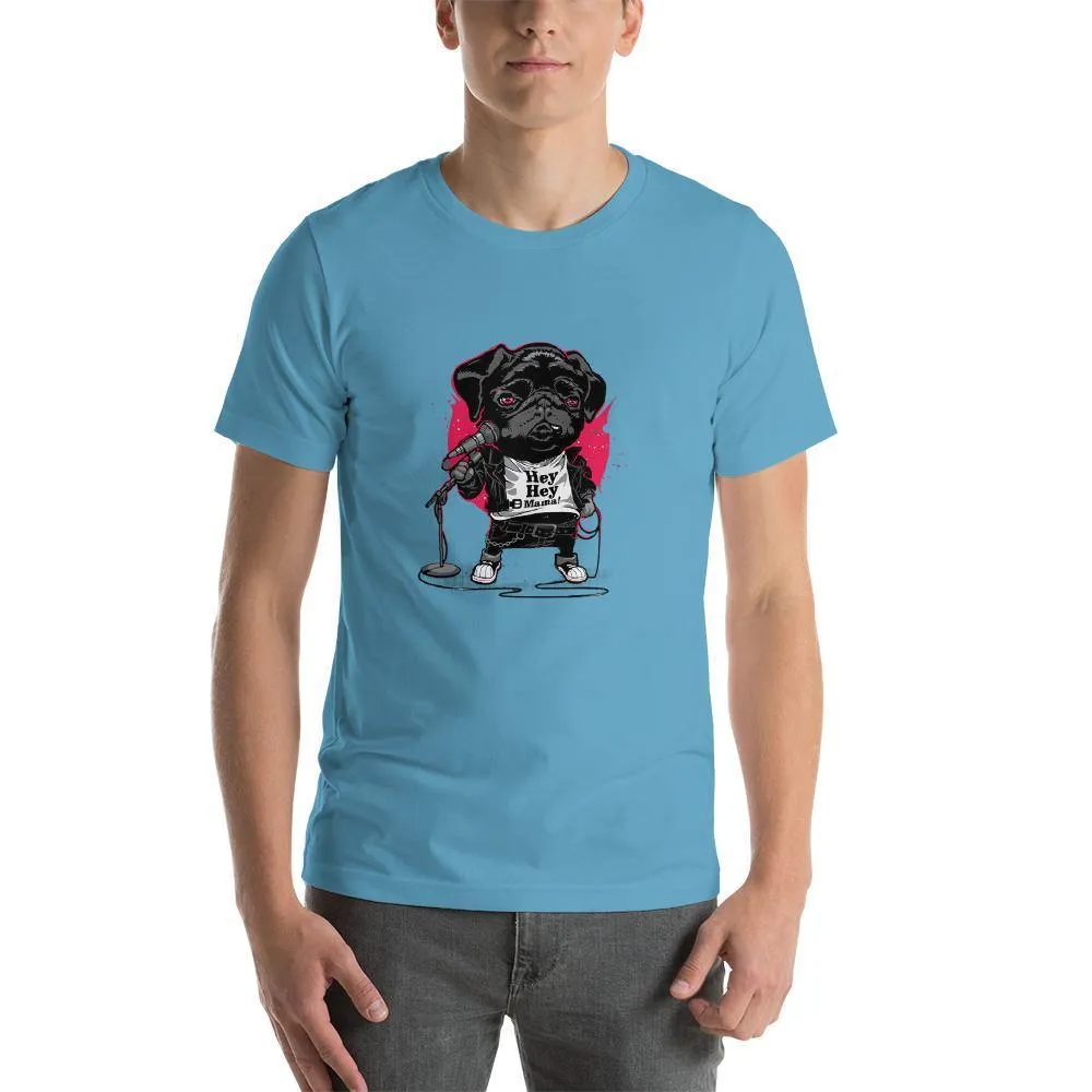 Cute Puppy Singing round neck T-shirts