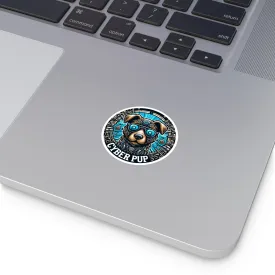 Cyber PuP  Dog Sticker, Indoor\Outdoor