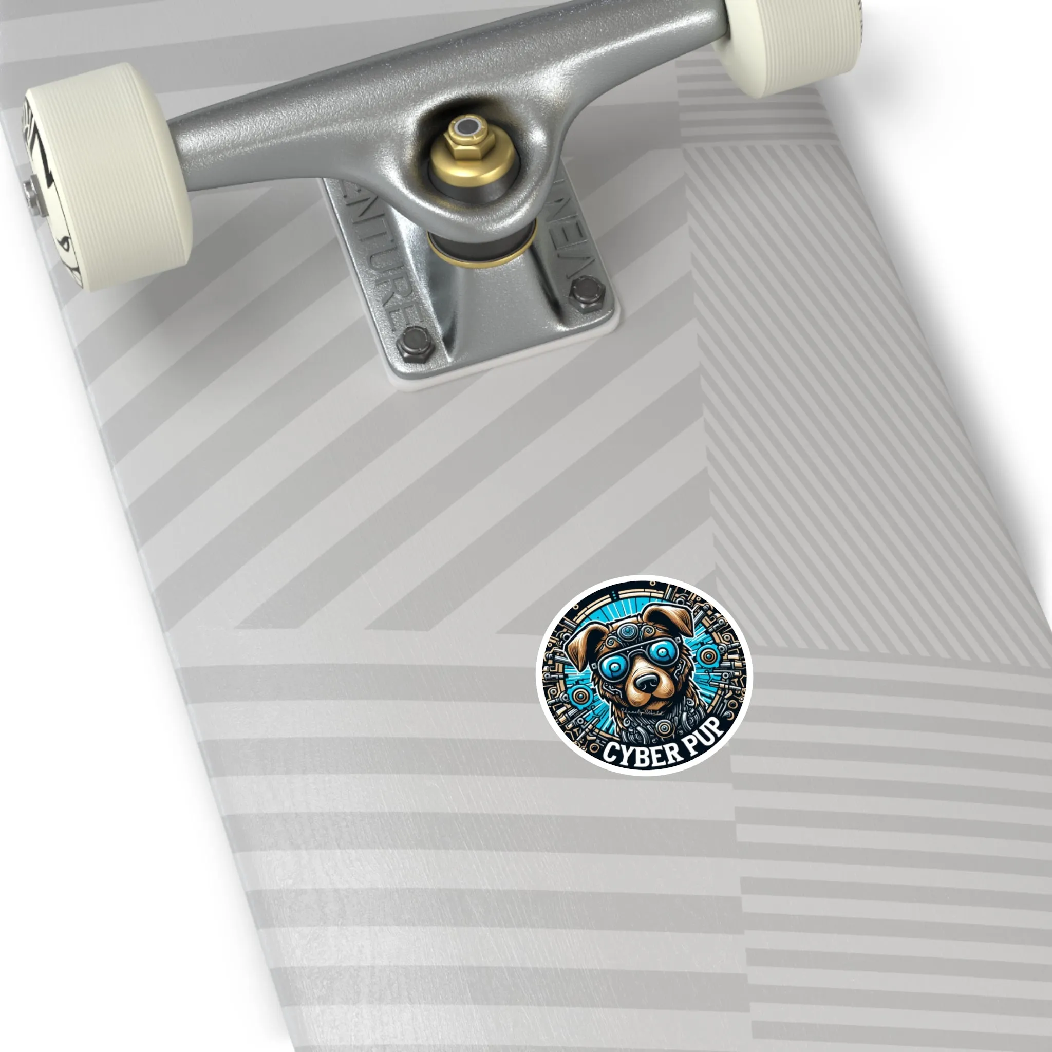 Cyber PuP  Dog Sticker, Indoor\Outdoor