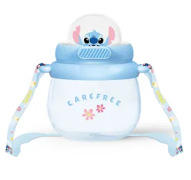 Disney Lilo & Stitch Collection Plastic Bottle with Shoulder Strap (800mL)( Stitch)