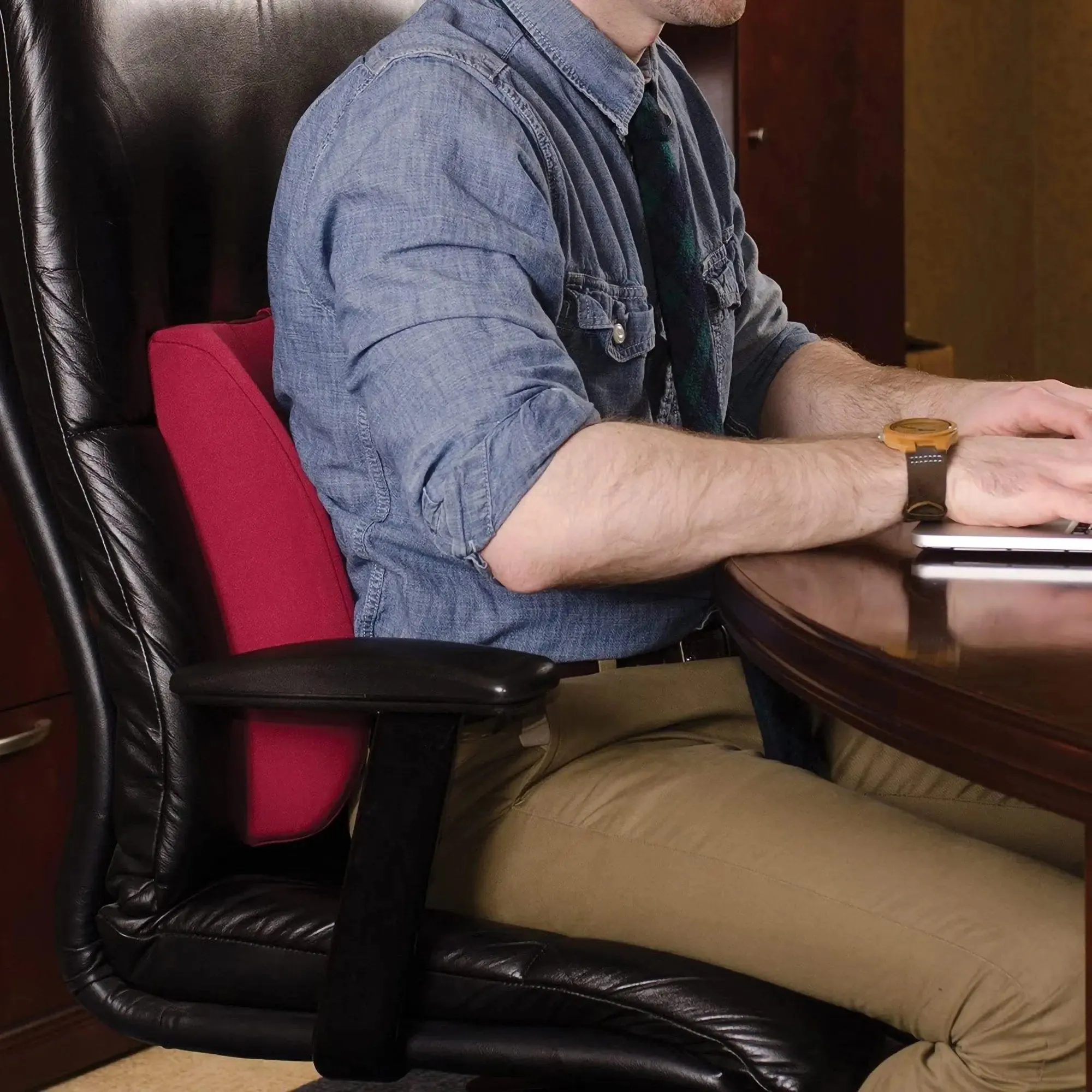 DMI® Foam Lumbar Seat Cushion, 14 x 13 in.