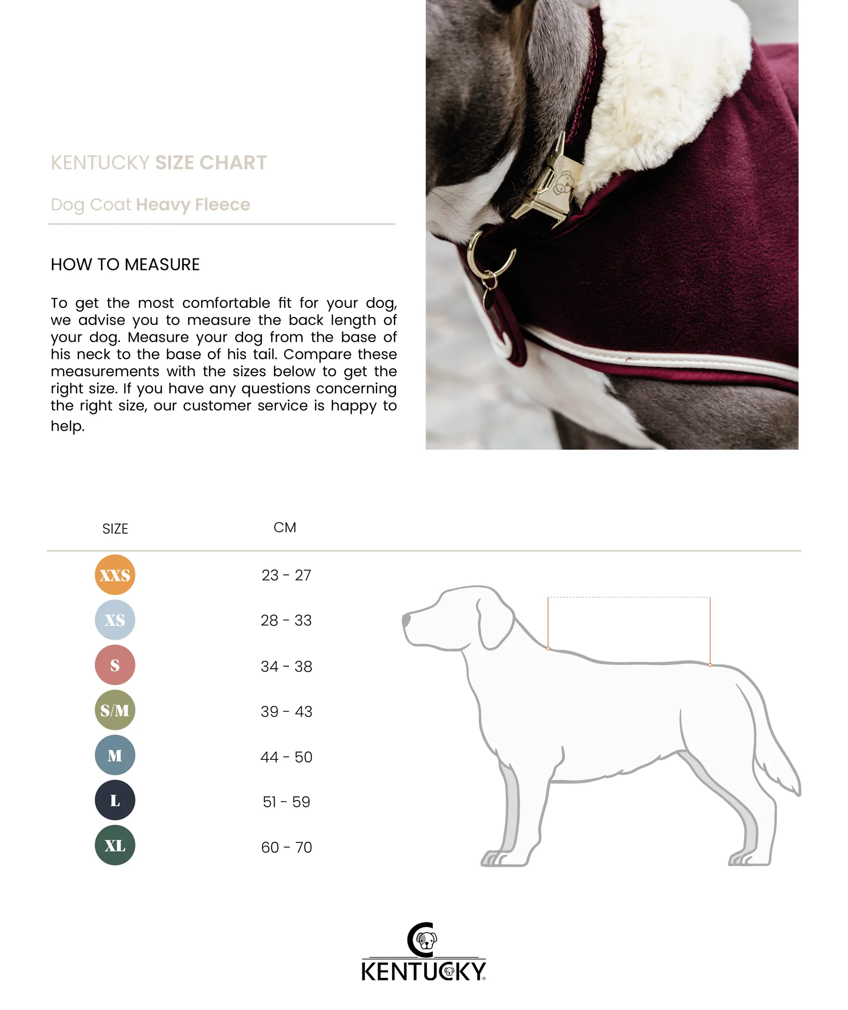 Dog Coat Heavy Fleece