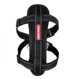 EzyDog Chest Plate Harness Black XS