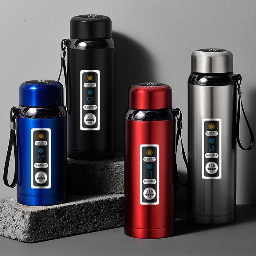 Funki Buys | Water Bottles | Vacuum Flask Tea Separation | LED
