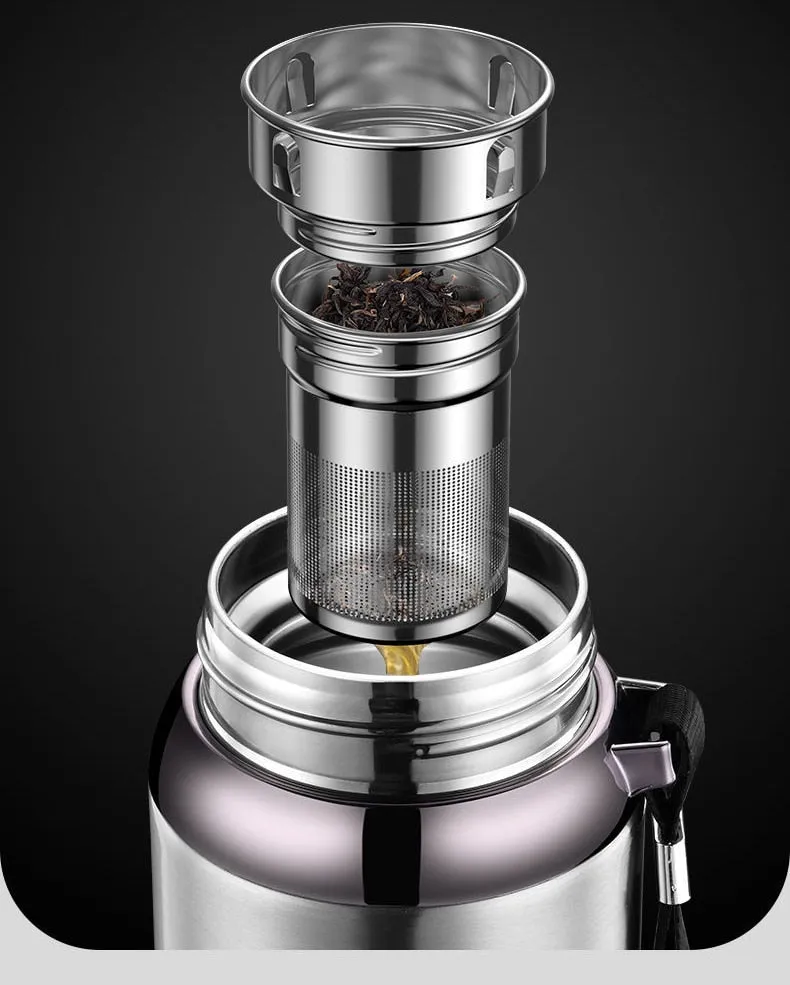 Funki Buys | Water Bottles | Vacuum Flask Tea Separation | LED