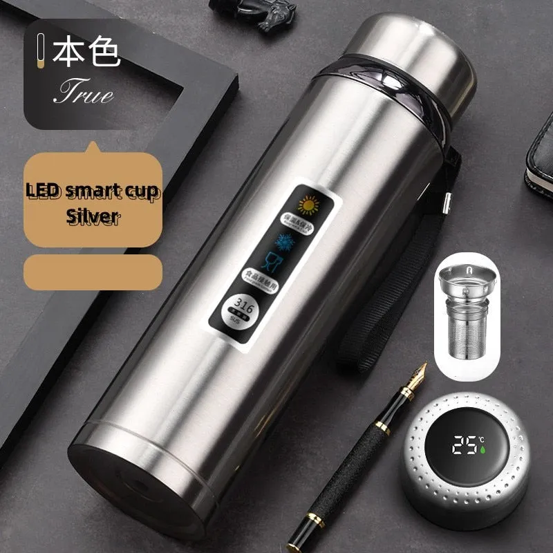 Funki Buys | Water Bottles | Vacuum Flask Tea Separation | LED