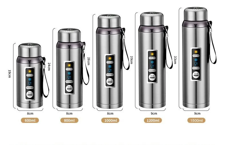 Funki Buys | Water Bottles | Vacuum Flask Tea Separation | LED