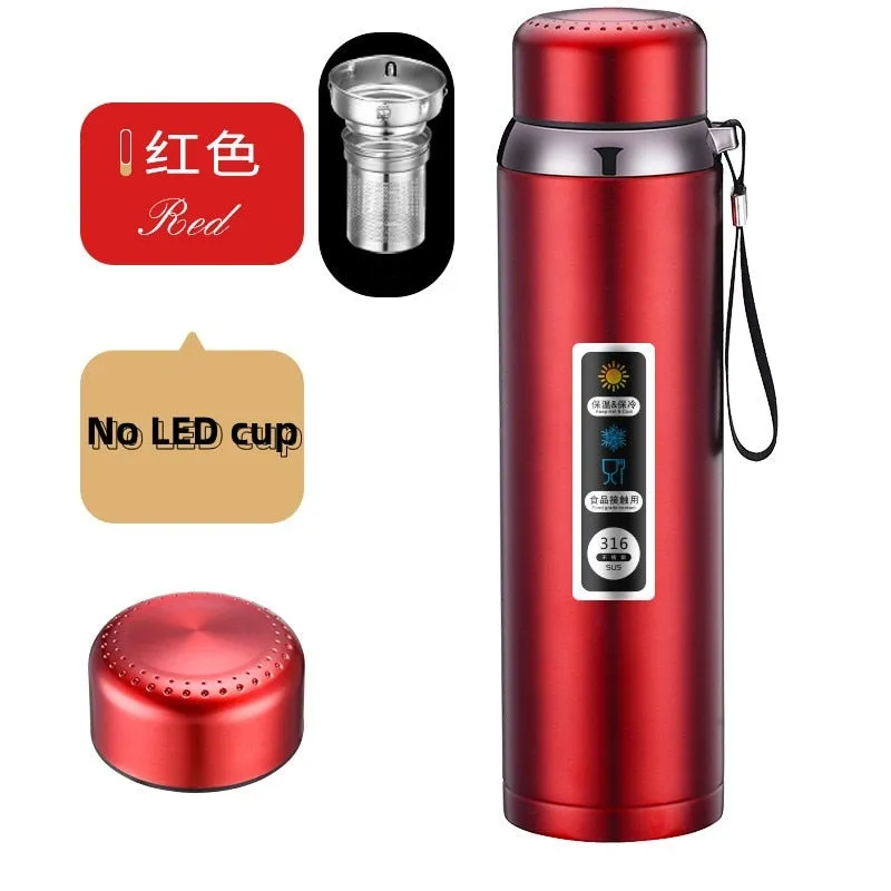 Funki Buys | Water Bottles | Vacuum Flask Tea Separation | LED