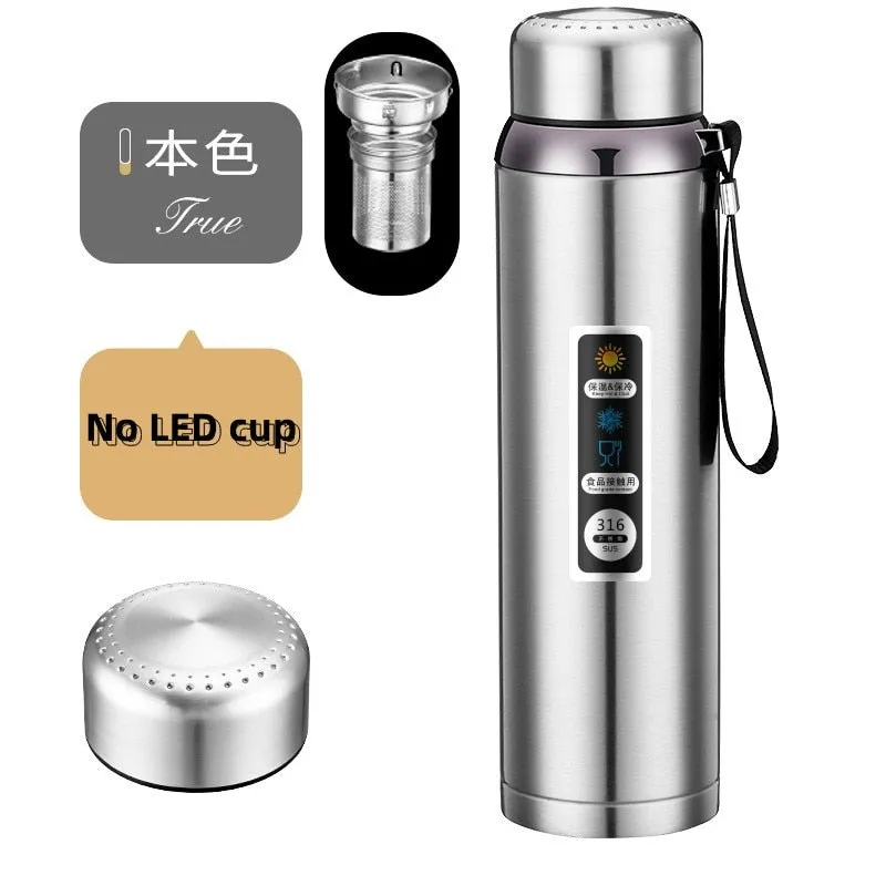 Funki Buys | Water Bottles | Vacuum Flask Tea Separation | LED