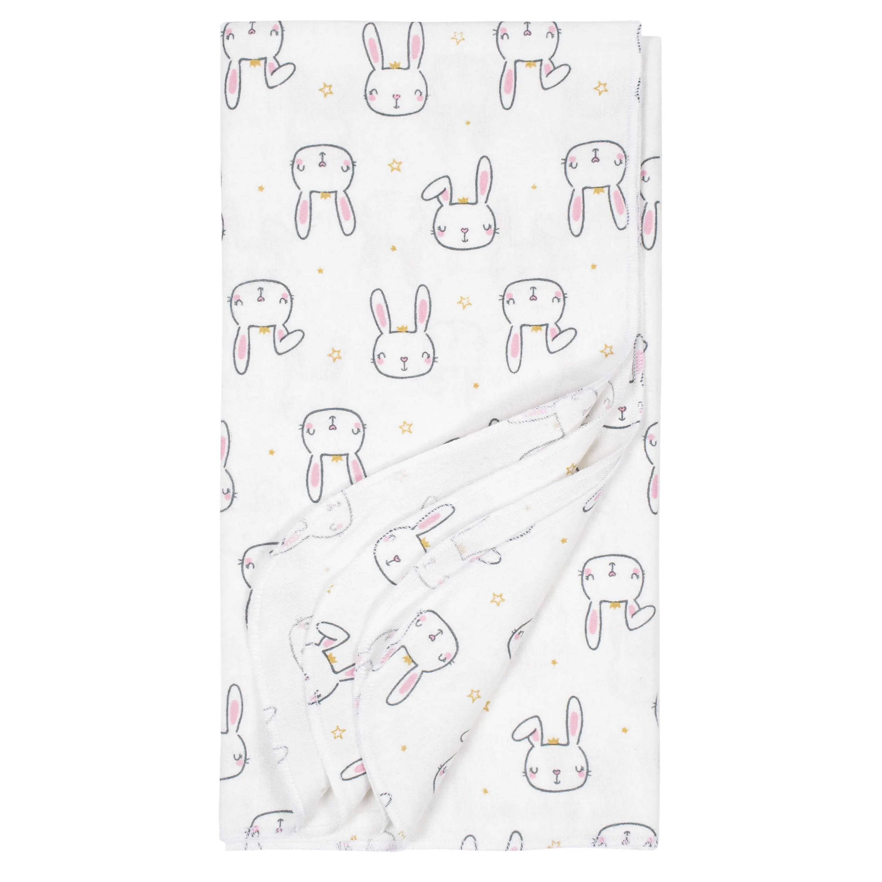 Gerber® 4-Pack Baby Girls Princess Flannel Blankets