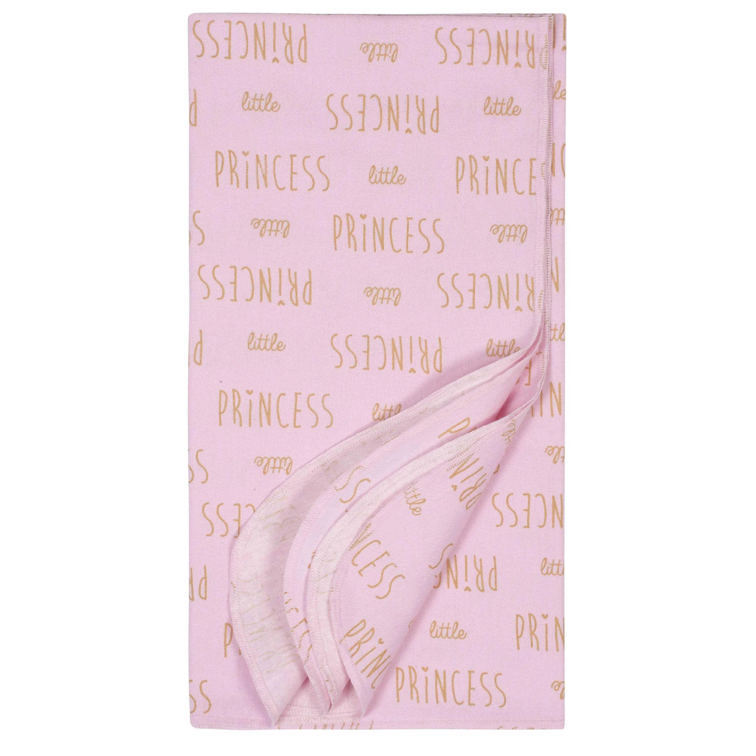 Gerber® 4-Pack Baby Girls Princess Flannel Blankets