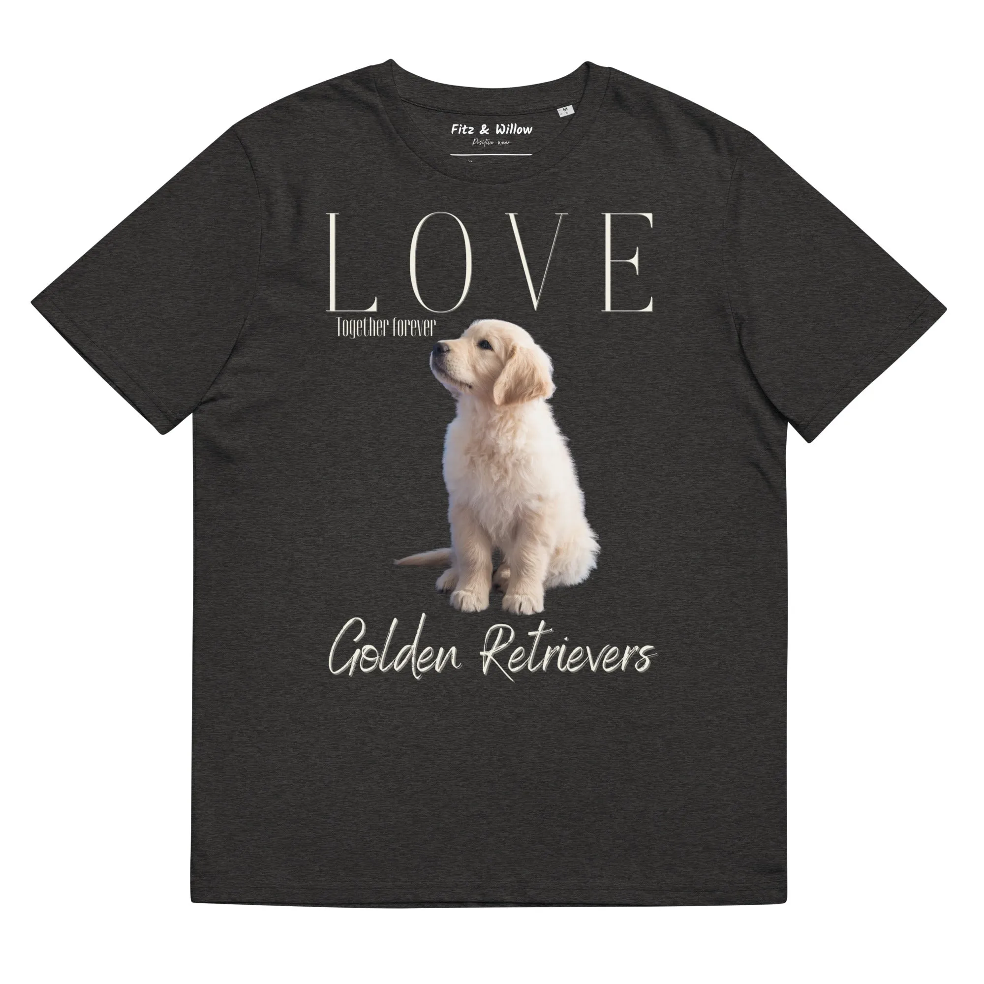 Golden Retriever Puppy lovers, organic cotton t-shirt