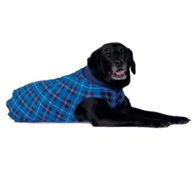 Goldpaw Double Fleece Blue Plaid/Navy* (14)