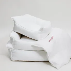 italian linen cotton boom bed - blanc