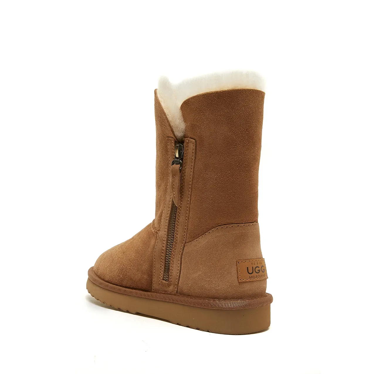 JAMIE - WOMEN'S CLASSIC SIDE ZIP UGG BOOT - CHESTNUT