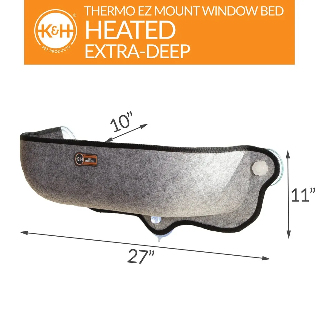K&H PET Thermo EZ Mount Extra Deep Window Bed