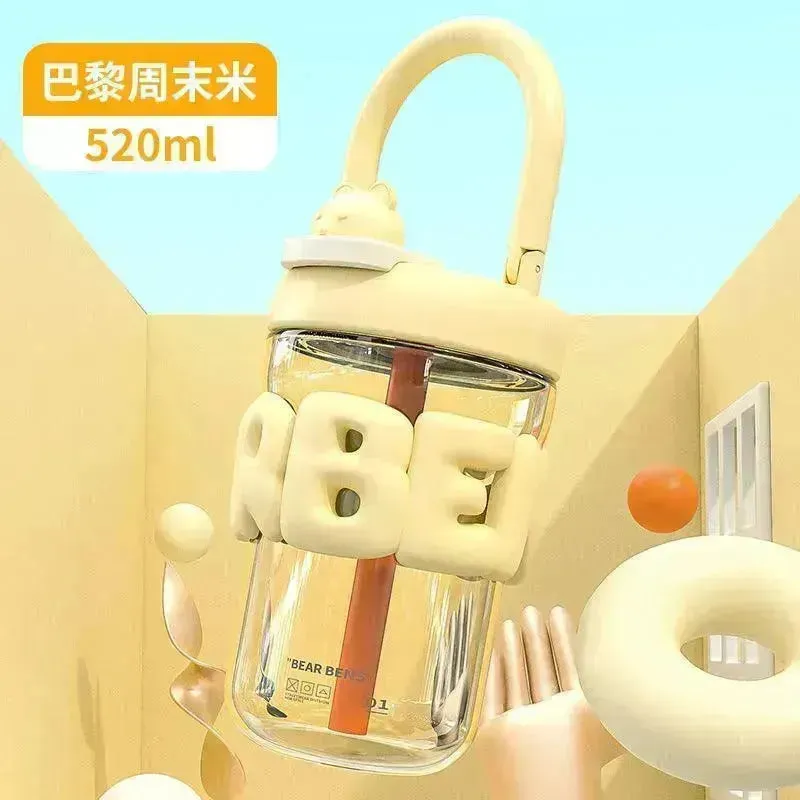 Kawaii Typographic Tritan Bottle (520 ml)