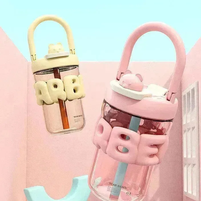 Kawaii Typographic Tritan Bottle (520 ml)