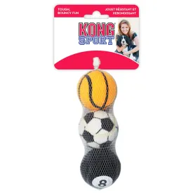 KONG Assorted Sports Balls Dog Toy 3pk