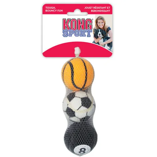 KONG Sports Balls Dog Toy 3 Pack Medium