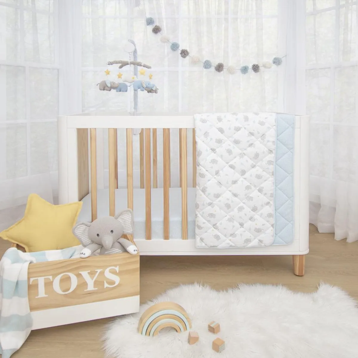 Living Textiles Jersey Cot Comforter