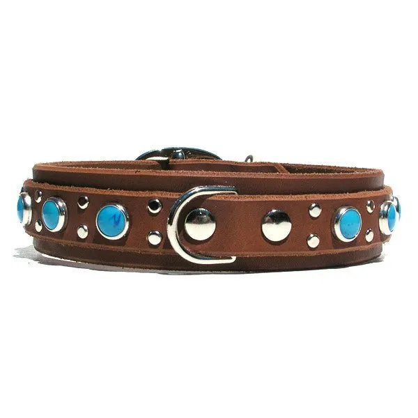 Memphis Leather Dog Collar