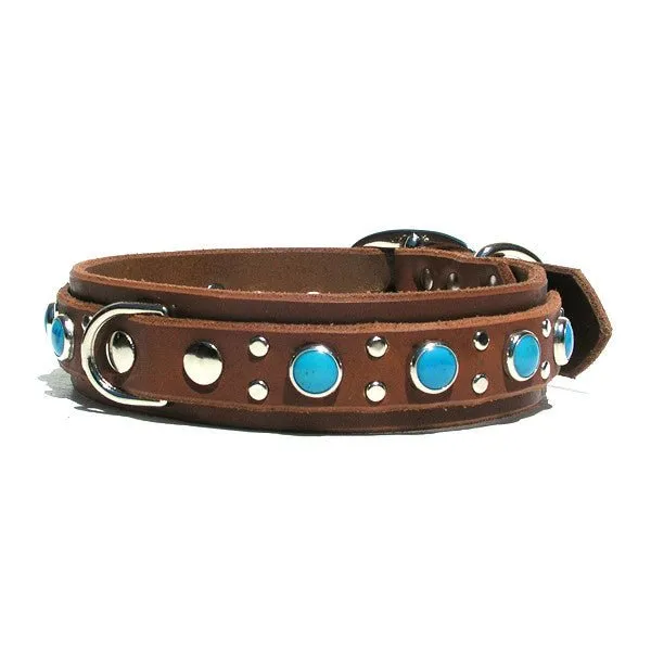 Memphis Leather Dog Collar