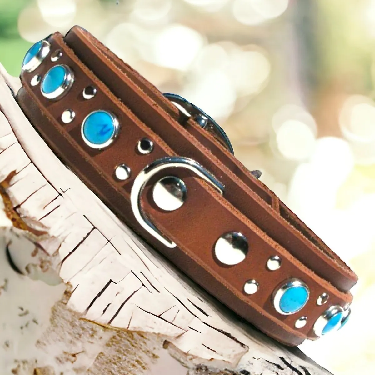 Memphis Leather Dog Collar