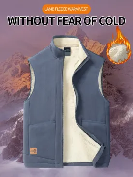 Men's Warm Winter Fleece Vest - APS23