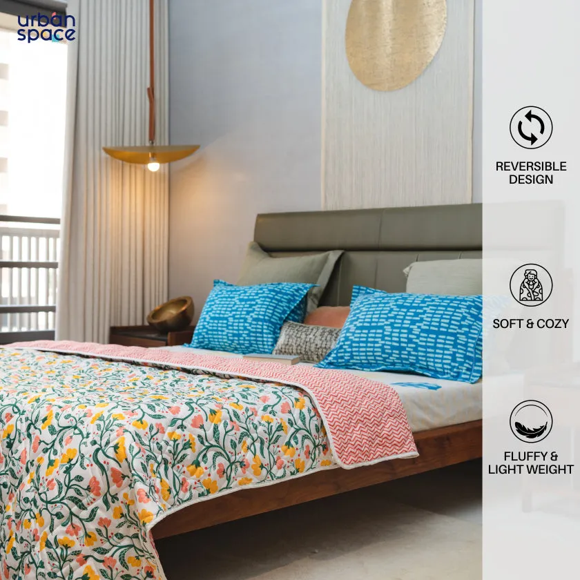 Microfiber 120 GSM All Season AC Blanket / Dohar for bedroom - Kashmir