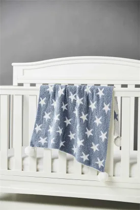 Mud Pie - Blue Star Blanket