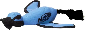 Nerf Dog Large Nylon Launching Duck with Interactive Design, Blue (3473), for All Breed Sizes